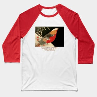 Golden Pheasant (circa 1900) by Ito Jakuchu Baseball T-Shirt